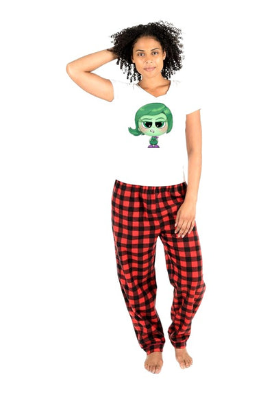 Pijama de intensamente | Rojo | cuadros | Manga Corta|Desagrado