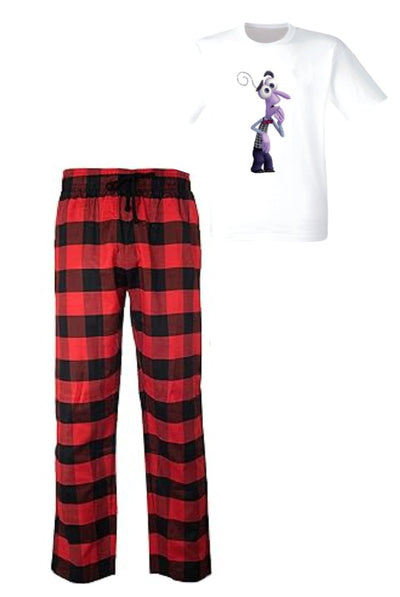 Pijama de intensamente | Rojo | cuadros | Temor