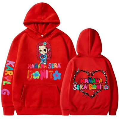 Sudadera Karol G | Rojo | Mañana Será Bonito