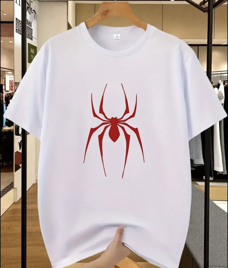 Playera | blanca | Hombre araña | spider man | araña