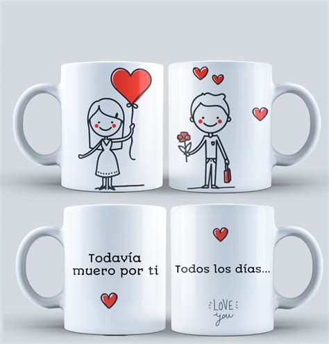 Taza Personalizada Duo |  Día del Amor