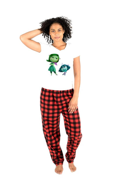 Pijama de intensamente | Rojo | cuadros | Envidia y Desagrado