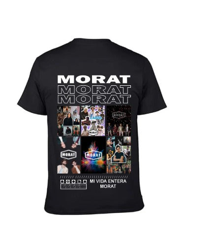 Playera Personalizada | Morat | Negro | Faltas tú | Colagge | Overzide