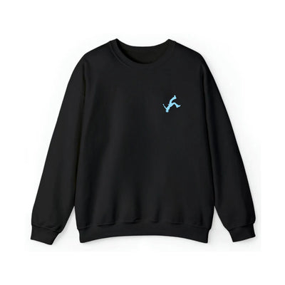 Sudadera | Cuello redondo | Negro | humbe| silueta |