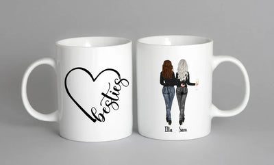 Duo Taza Personalizada   |  Día del Amor y de la amistad