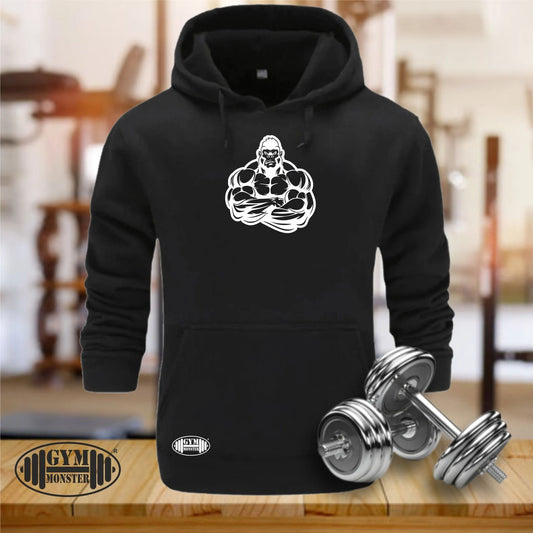 Sudadera Negro | GYM | Gorila Músculos