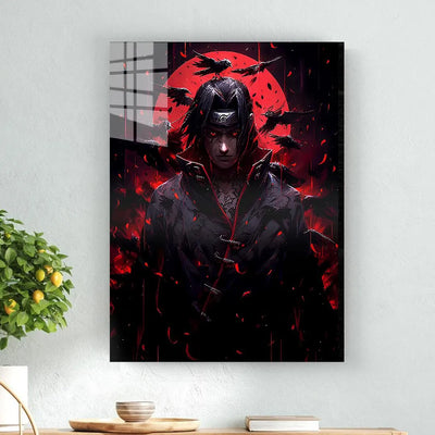 Cuadro Metálico Personalizable | Itachi Uchiha | Aves