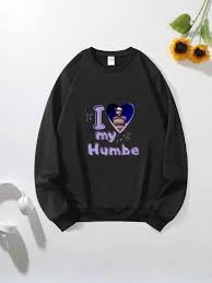 Sudadero | Cuello Redondo | Negro | humbe | diseño elegantae