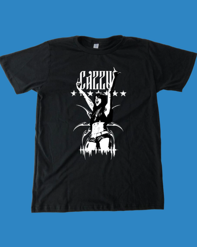 Playera | Negro | Cazzu | estilo animé
