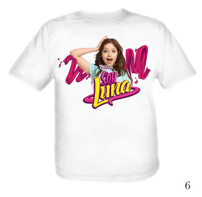 Playera | Blanco | Soy Luna  | Moda | Para Fans