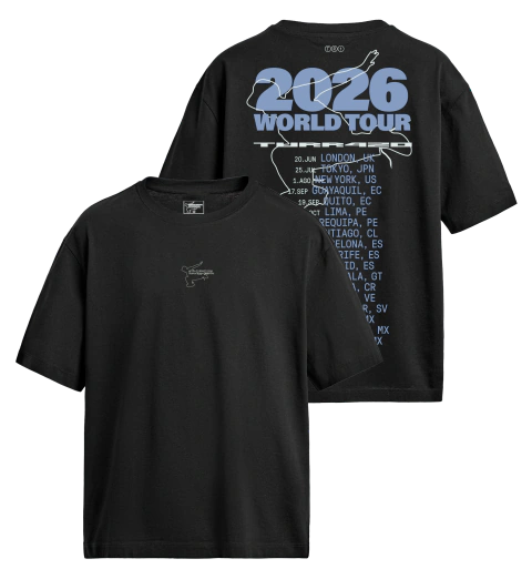 Playera OVERSIZE Negro | Trueno  | Retrato de Celebridad | Moda Masculino