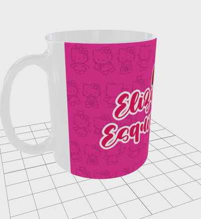 Taza Personalizada| Hello Kitty | Rosa