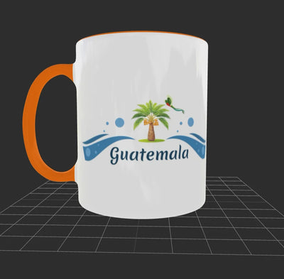 Taza personalizada | Naranja | Guatemala