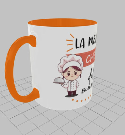 Taza personalizada | Doble color | La mejor chef | Heather