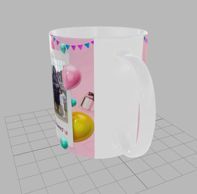 Tazas Personalizada | Cumpleaños|  2 fotos