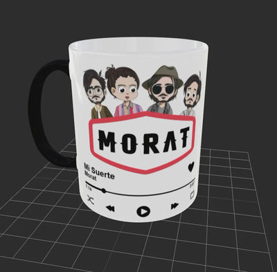 Taza Mágica Personalizada| 3D | Morat| Mi suerte