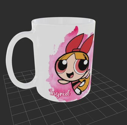 Taza Personalizada |  Amistad | Chicas superpoderosas | Ingrid