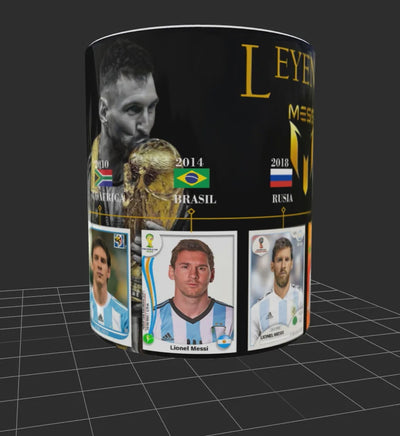 Tazas Personalizada | Cromo| Messi