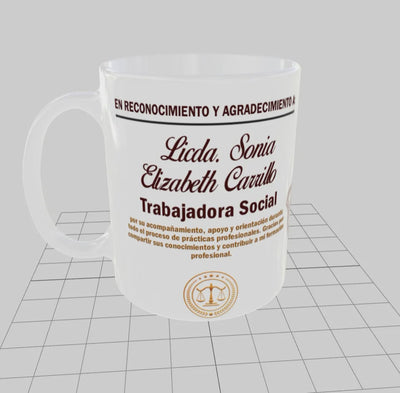 Taza personalizada | Reconocimiento | Trabajadora Social