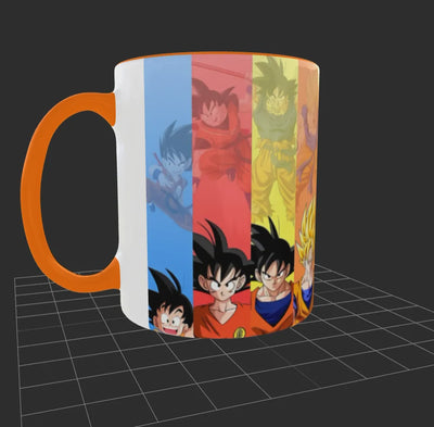 Taza Personalizada| Goku| Boble color
