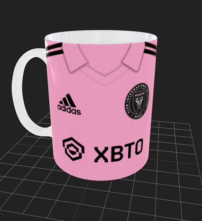 Taza Personalizada | MESSI | Miami camisola rosa