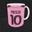 Taza Personalizada | MESSI | Miami camisola rosa