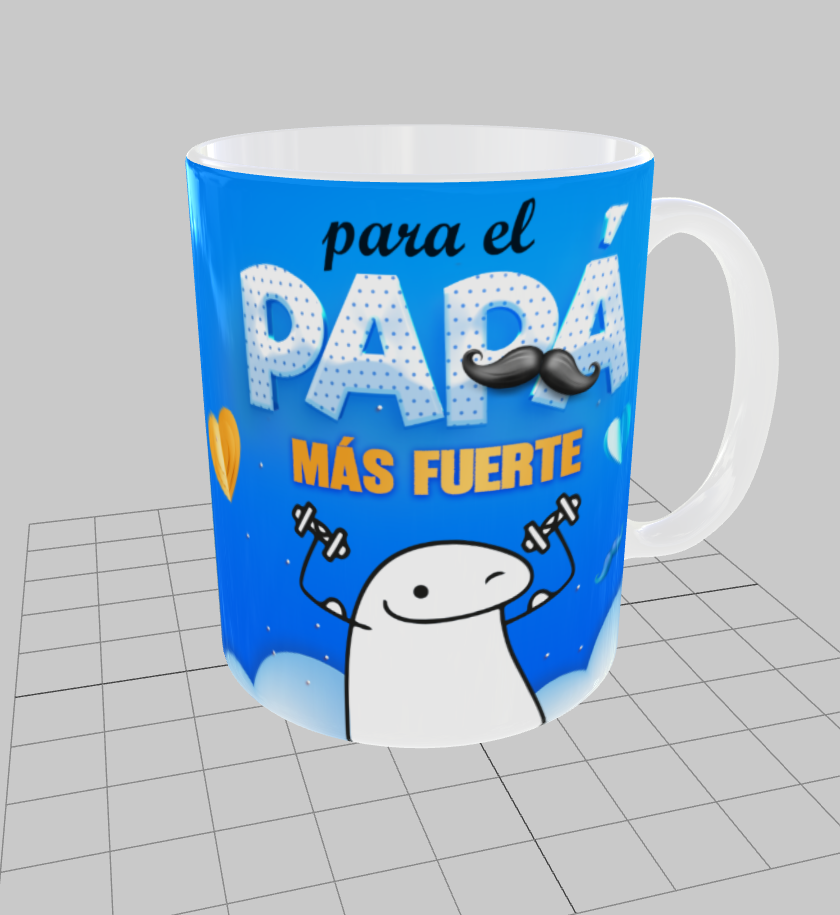 Tazas Personalizada | Día del padre | para el papá más fuerte | fotos