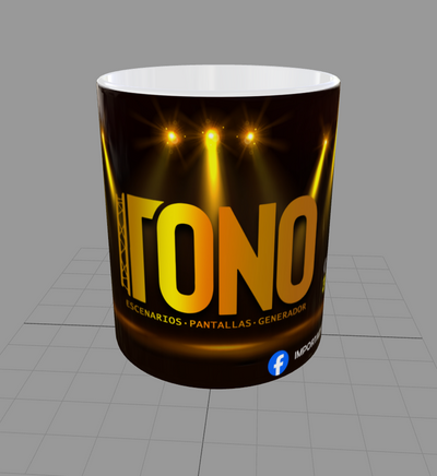Taza personalizada | TONO | Escenarios, pantallas, generador | Opción 3