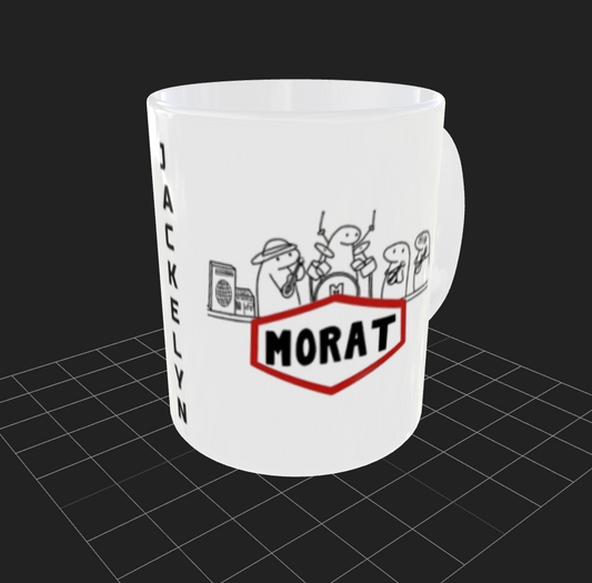 Taza Personalizada   |  Morat animado | Jackelyn