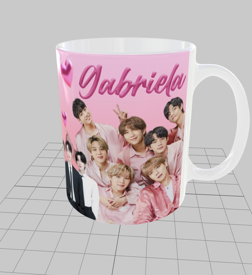 Taza personalizada | BTS | Gabriela
