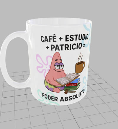 Taza personalizada | Patricio | Derecho