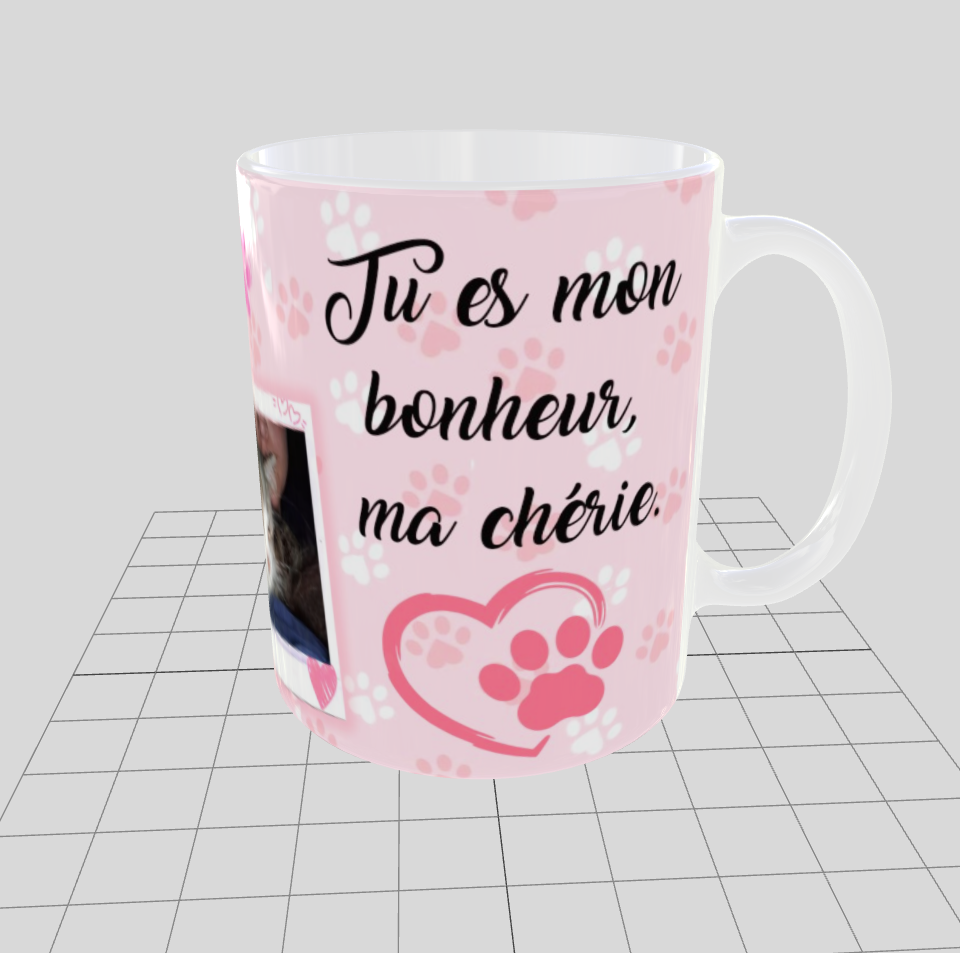 Tazas Personalizada | Gatito | Ma Chérie.