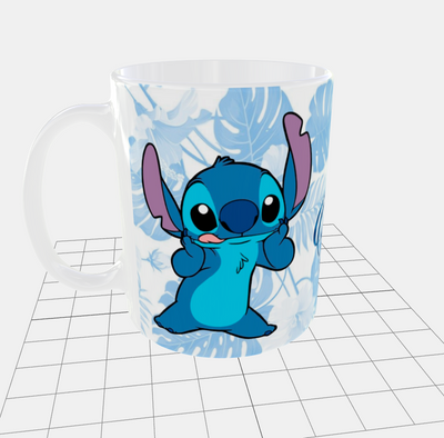 Taza Personalizada |  Stitch | Diana | Opción 1