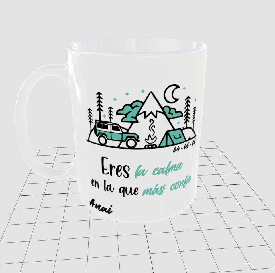 Taza personalizada | Morat | Porfa no te vayas| Anai