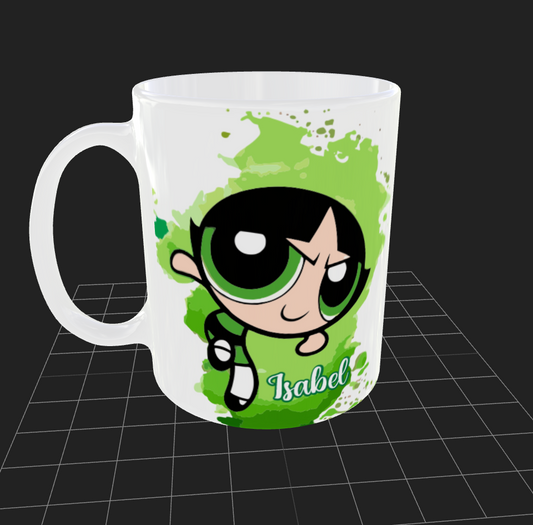 Taza Personalizada |  Amistad | Chicas superpoderosas | Isabel