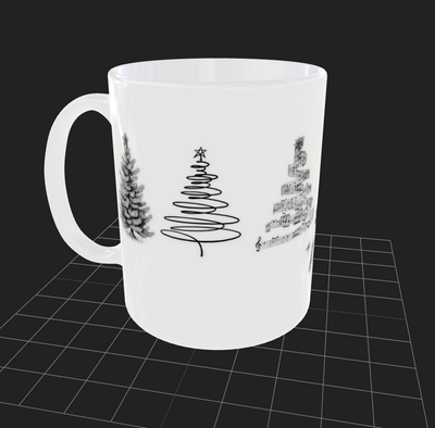 Taza Personalizada| Arbolitos de navidad