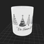 Taza Personalizada| Arbolitos de navidad