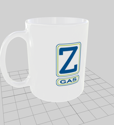 Taza personalizada | Z gas | logo