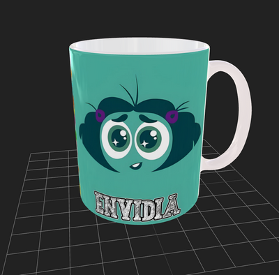Taza personalizada | Intensamente |INTENSAMENTE-ENVIDIA