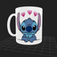 Tazas Personalizada | Stitch| Michel| Opción 1