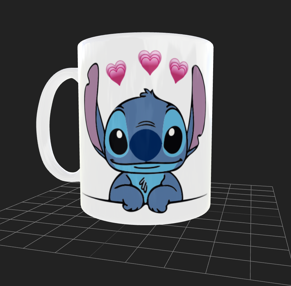 Tazas Personalizada | Stitch| Michel| Opción 1