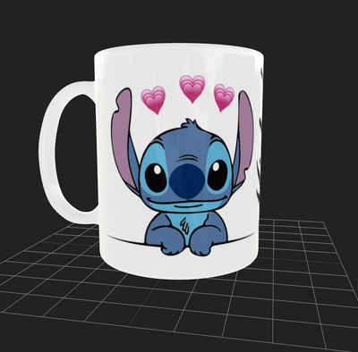Tazas Personalizada | Stitch| Michel| Opción 2