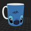 Taza Personalizada | Stitch | Azul