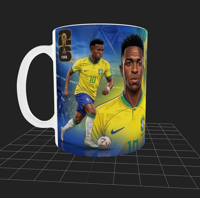 Taza personalizada | FIFA 2026| Vinicius Jr. | Mundial 2026