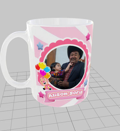 Taza personalizada | Cumpleaños | Plim Plim | Fotografía 3