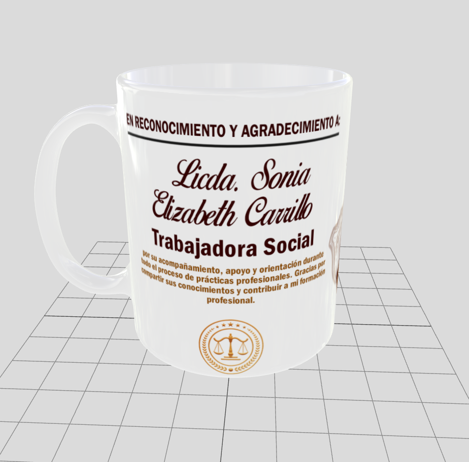 Taza personalizada | Reconocimiento | Trabajadora Social