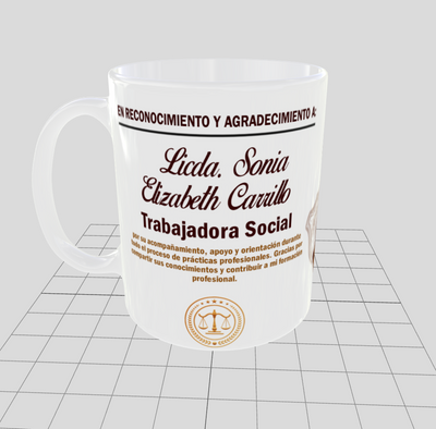 Taza personalizada | Reconocimiento | Trabajadora Social