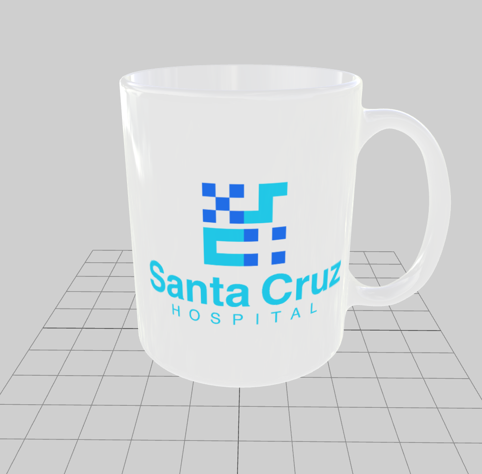 Taza personalizada | Logo | Hospital Santa Cruz