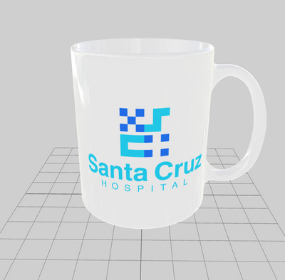 Taza personalizada | Logo | Hospital Santa Cruz