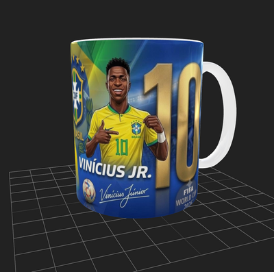 Taza personalizada | FIFA 2026| Vinicius Jr. | Mundial 2026